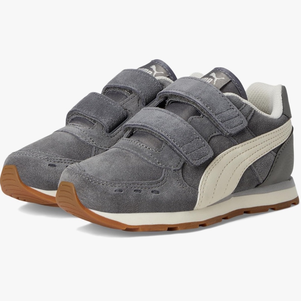 NWT Puma Kids Sneakers in Gray and Cream